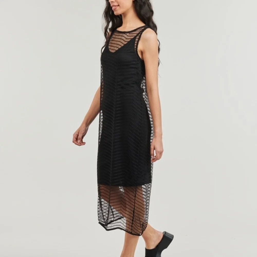 Noisy May Black Mesh Detail Dress Size Small Nwt. - Picture 3 of 15